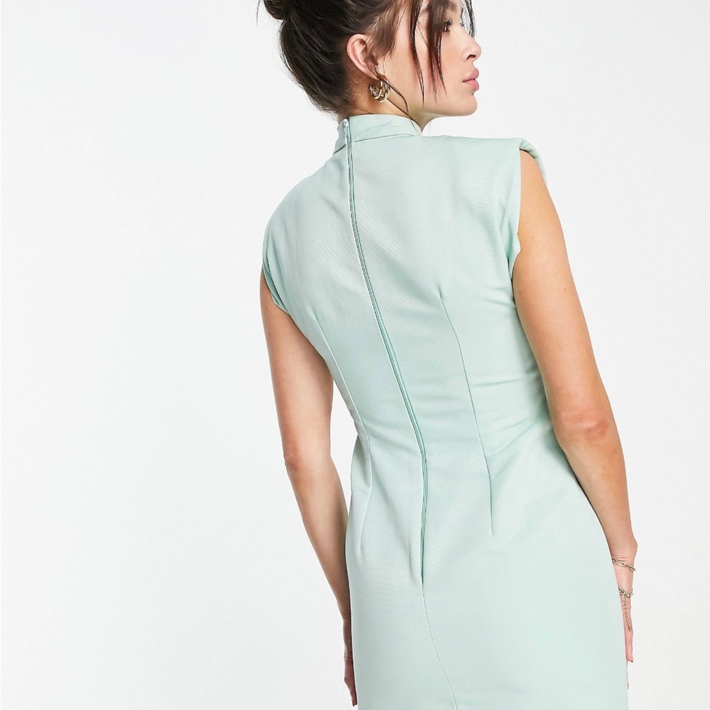 Green asos design dress size 8